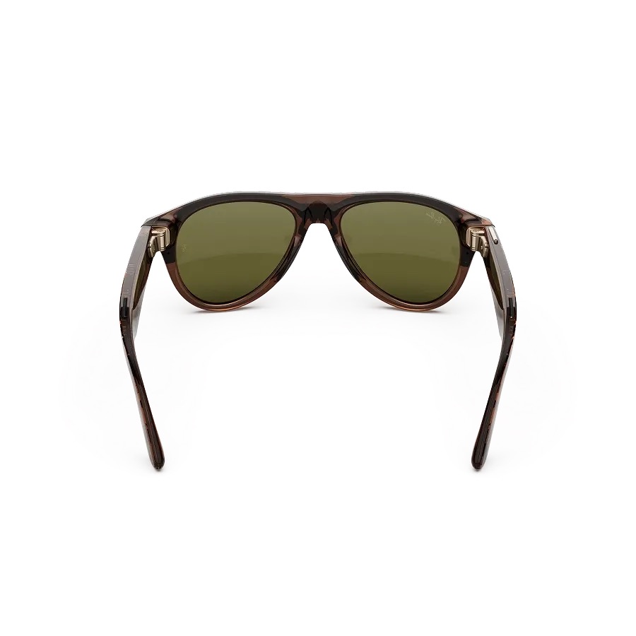 Kính thông minh Ray-Ban Meta Aviator (Gen 3) - Transparent Umber Frame/Transitions Jade Lenses