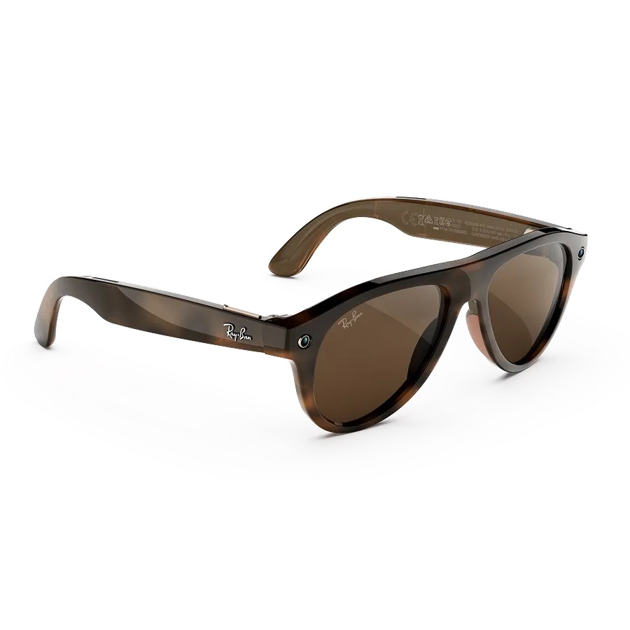 Kính thông minh Ray-Ban Meta Aviator (Gen 3) - Havana Frame/Transitions Brown Lenses