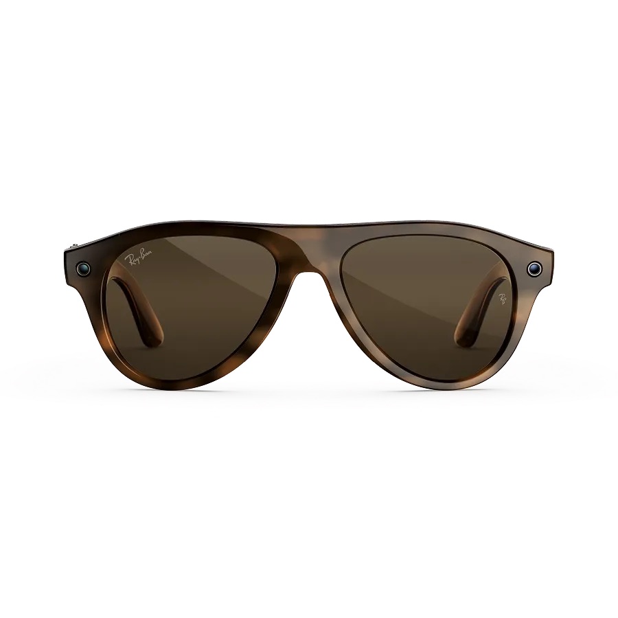 Kính thông minh Ray-Ban Meta Aviator (Gen 3) - Havana Frame/Transitions Brown Lenses