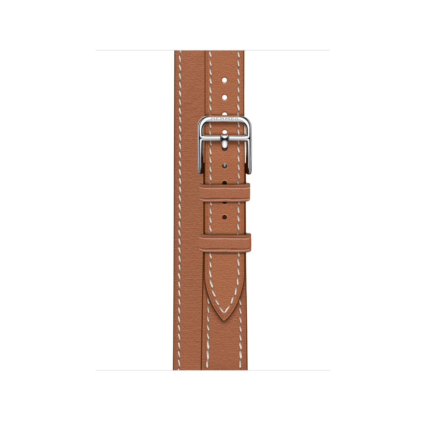 Apple Watch Series 8 Hermès, 41mm Silver Stainless Steel Case with Attelage Double Tour