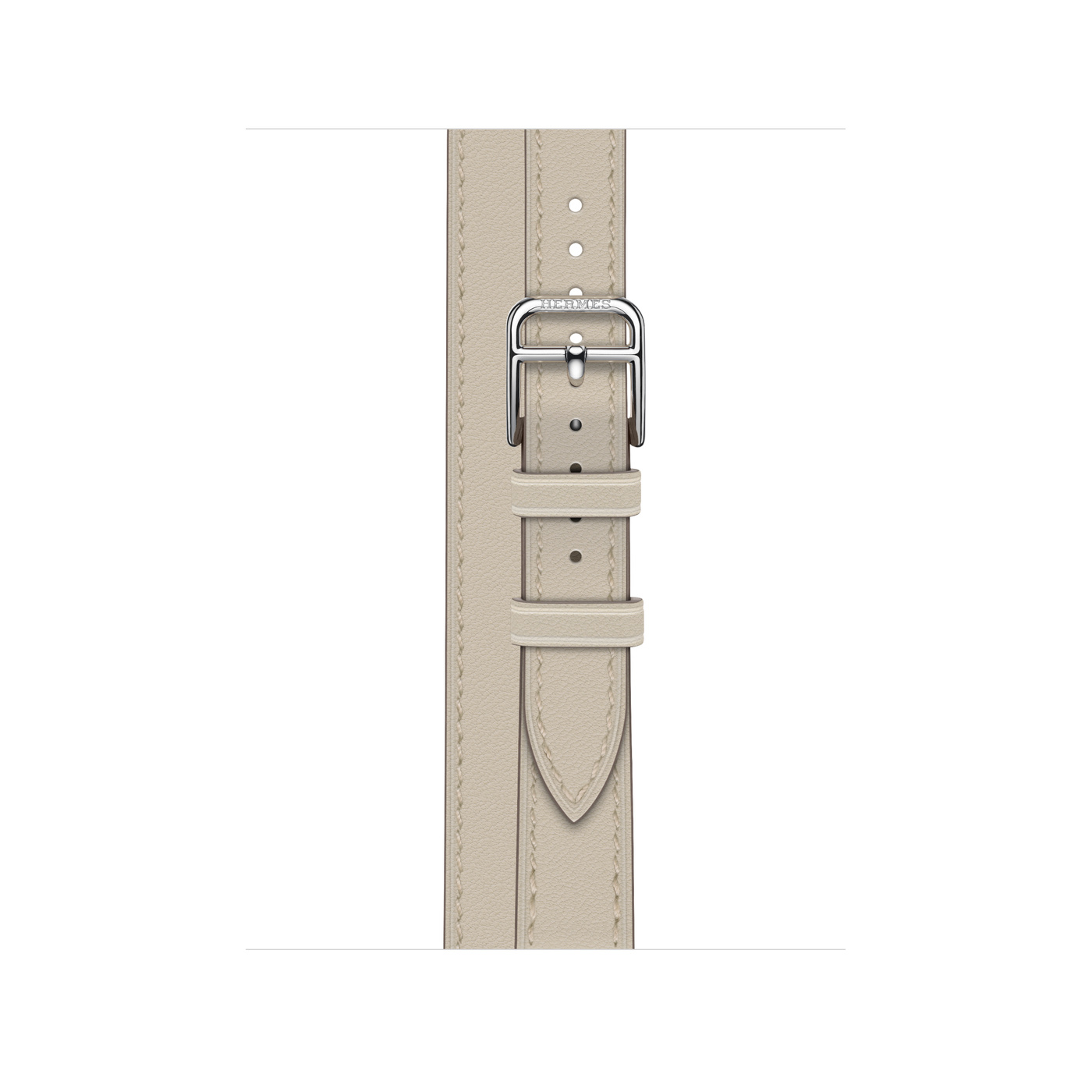 Apple Watch Series 8 Hermès, 41mm Silver Stainless Steel Case with Attelage Double Tour