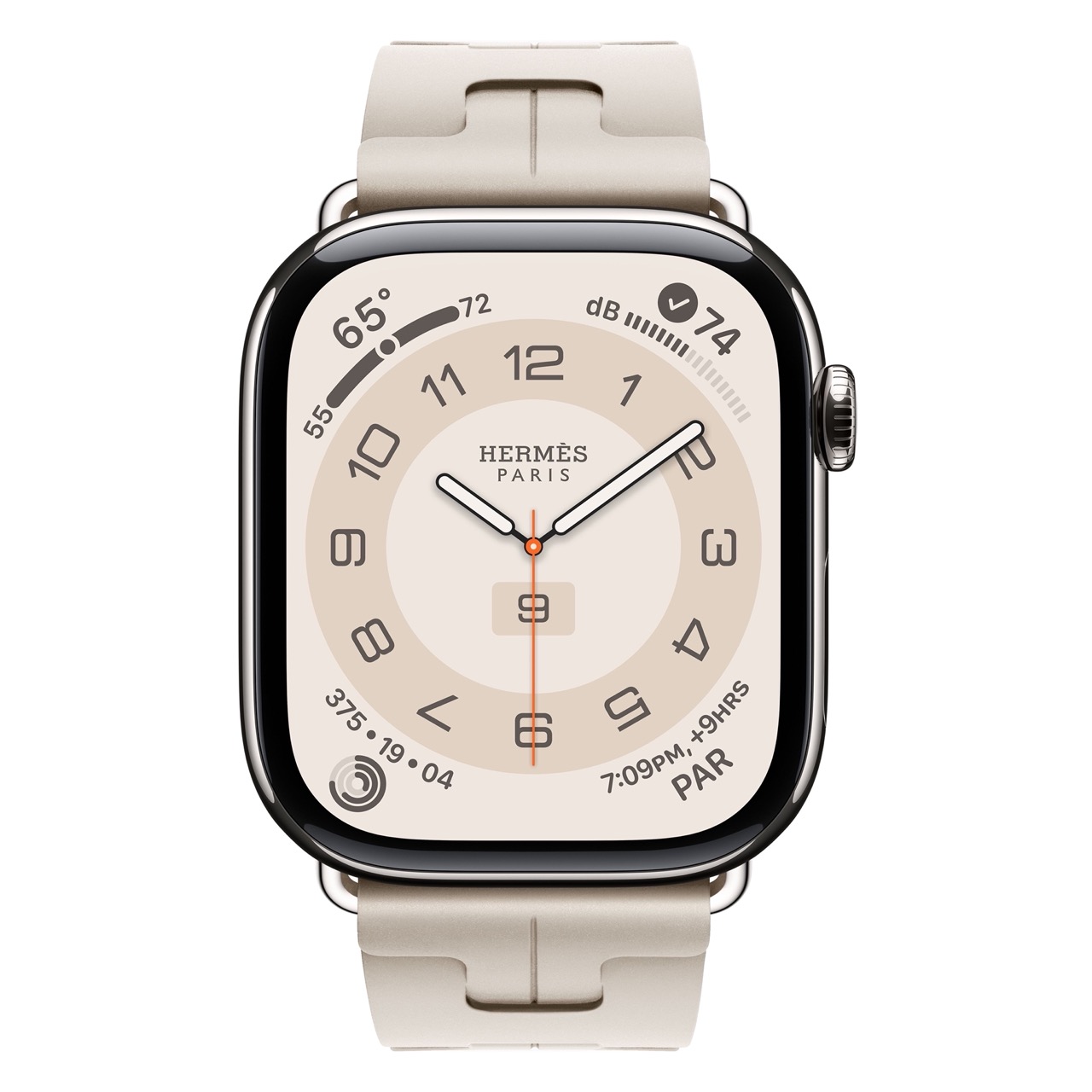 Apple Watch Hermès Series 10 Titanium Case, Kilim Single Tour