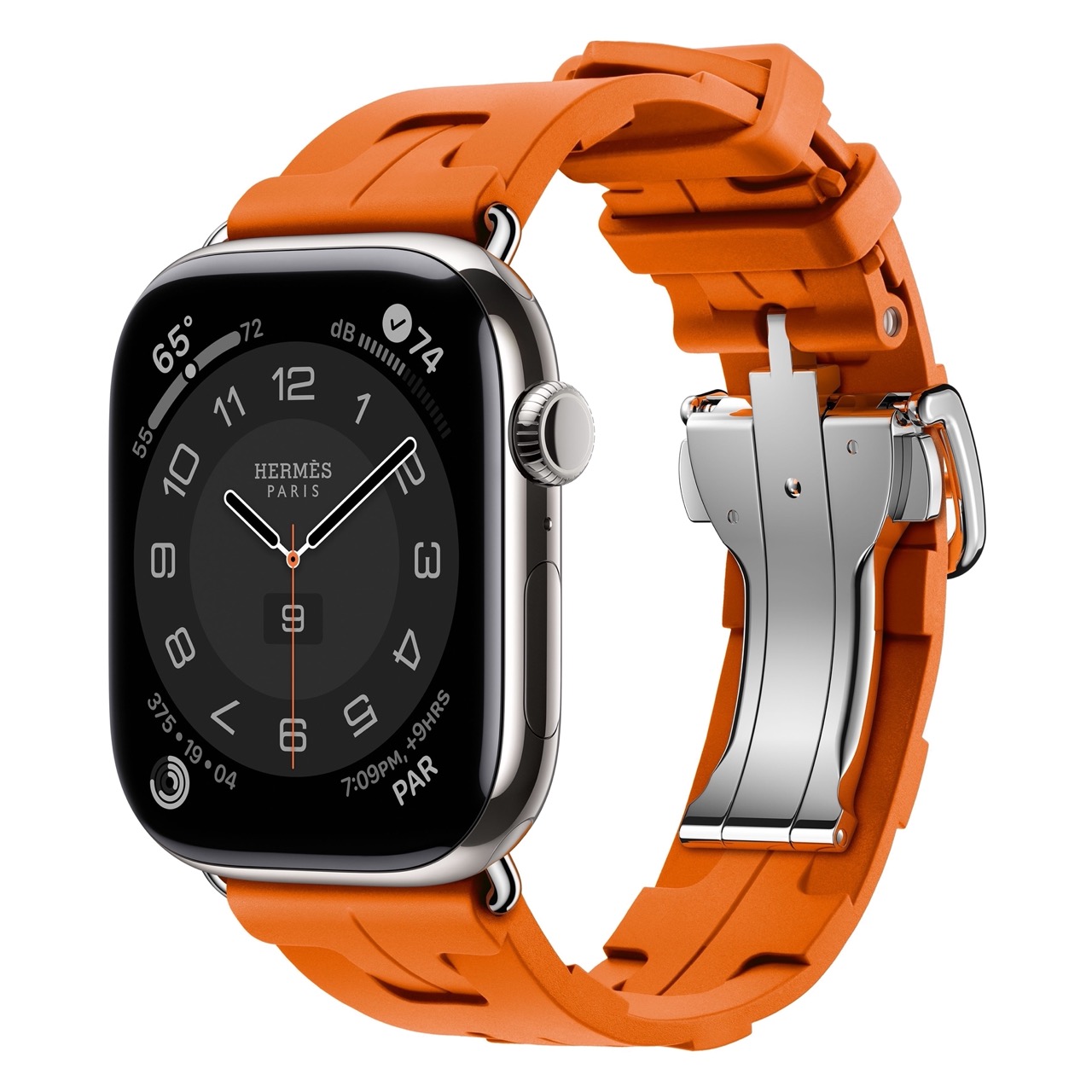 Apple Watch Hermès Series 10 Titanium Case, Kilim Single Tour