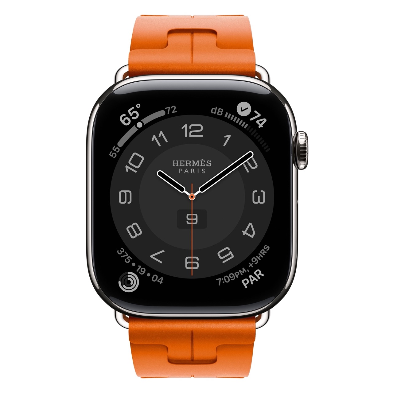 Apple Watch Hermès Series 10 Titanium Case, Kilim Single Tour