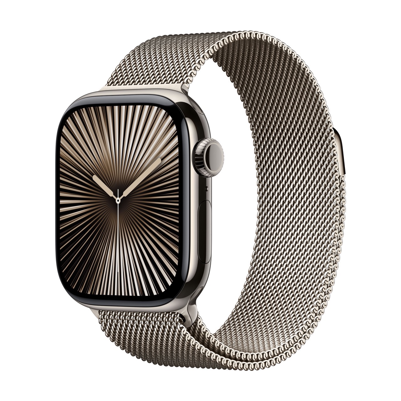 Apple Watch Series 10 (GPS+Cellular) 42mm Titanium Case, Milanese Loop