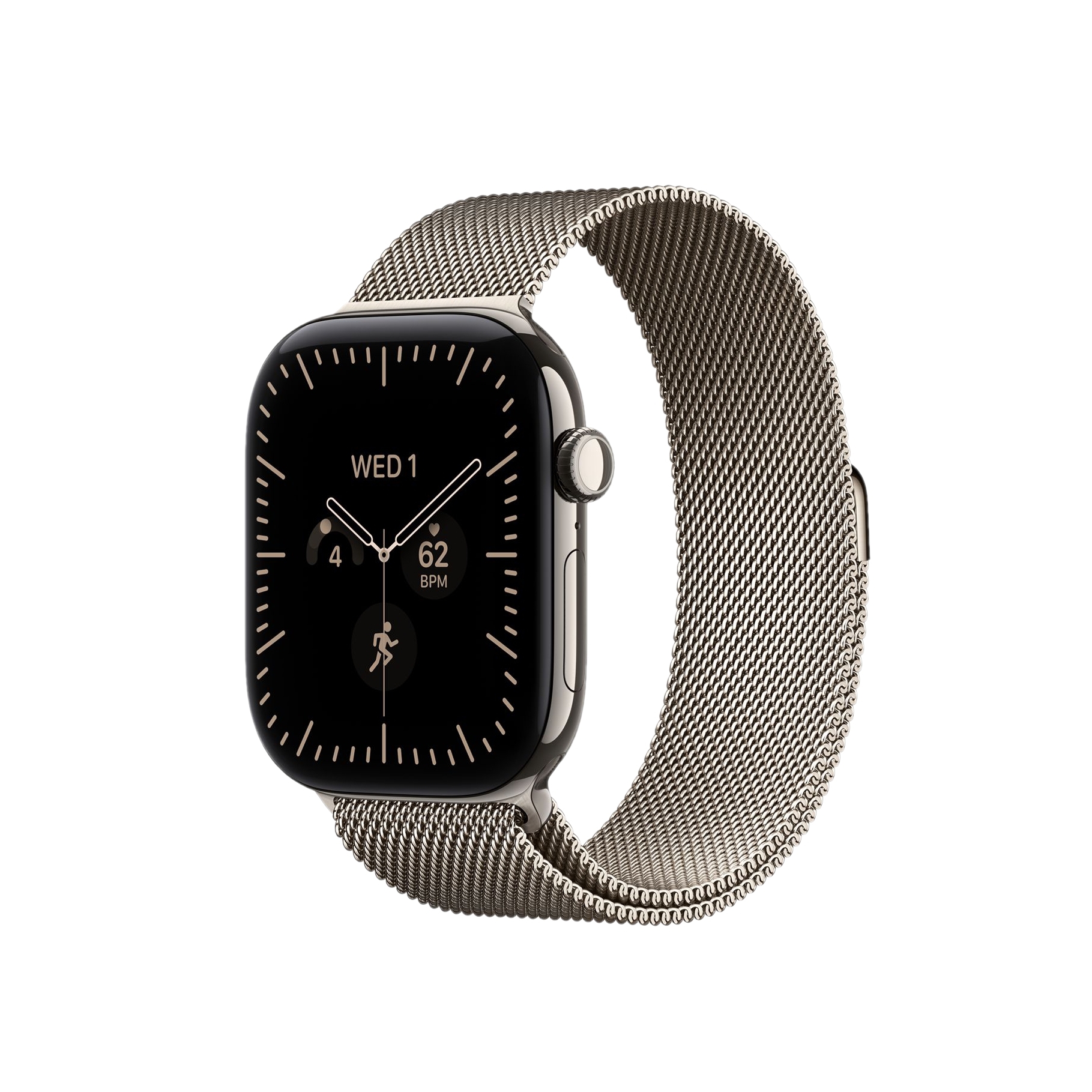 Apple Watch Series 12 (GPS+Cellular) 42mm Titanium Case, Milanese Loop