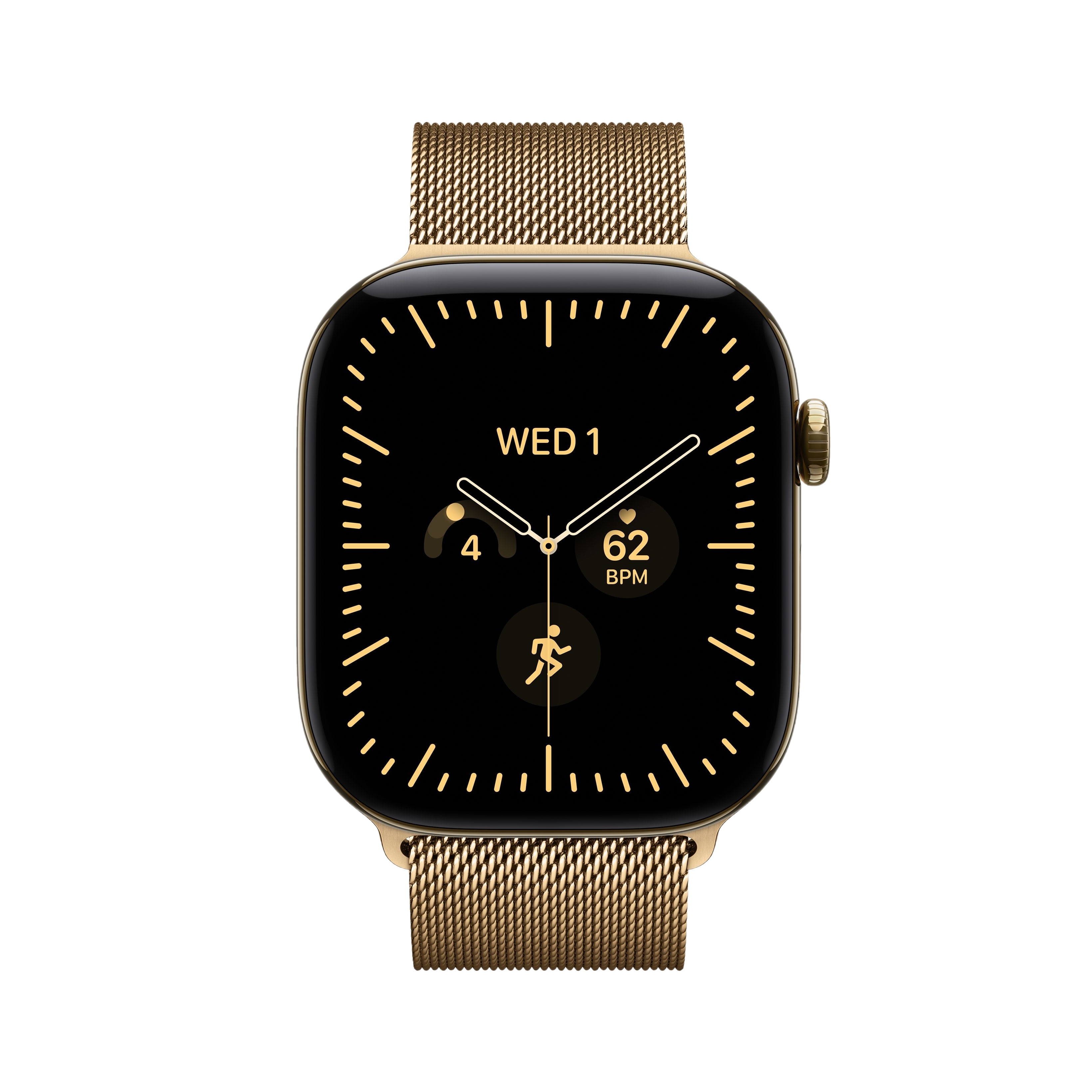 Apple Watch Series 12 (GPS+Cellular) 46mm Titanium Case, Milanese Loop