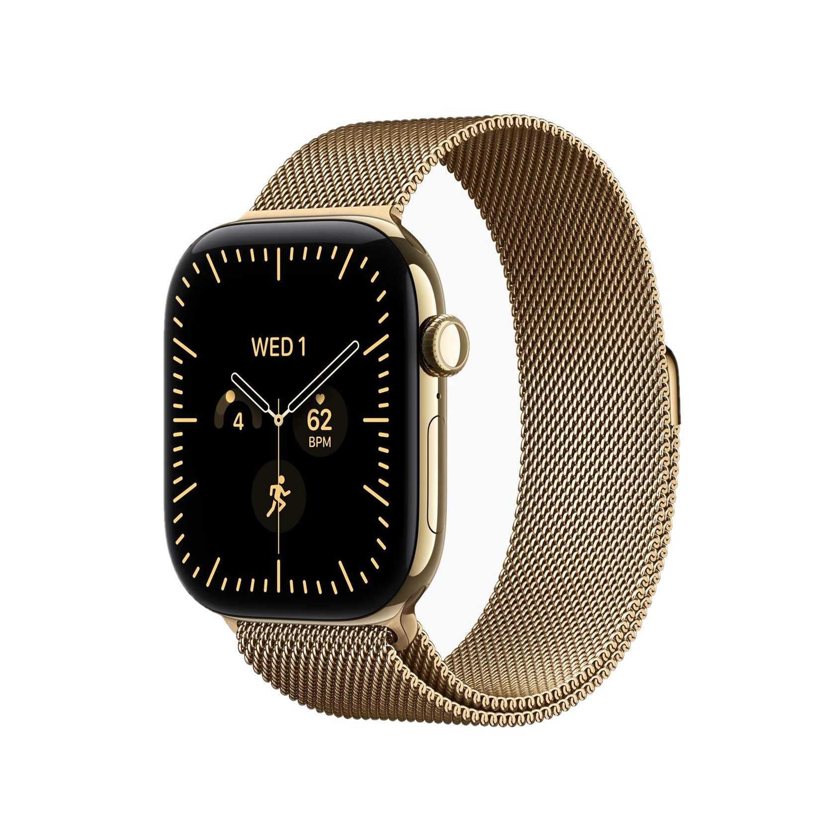 Apple Watch Series 12 (GPS+Cellular) 46mm Titanium Case, Milanese Loop