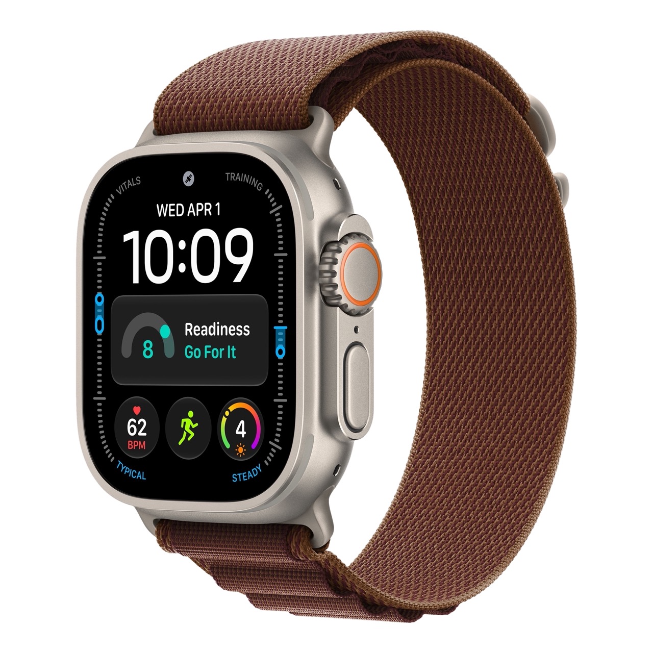 Apple Watch Ultra 4 - 49mm, Natural Titanium (Alpine Loop)