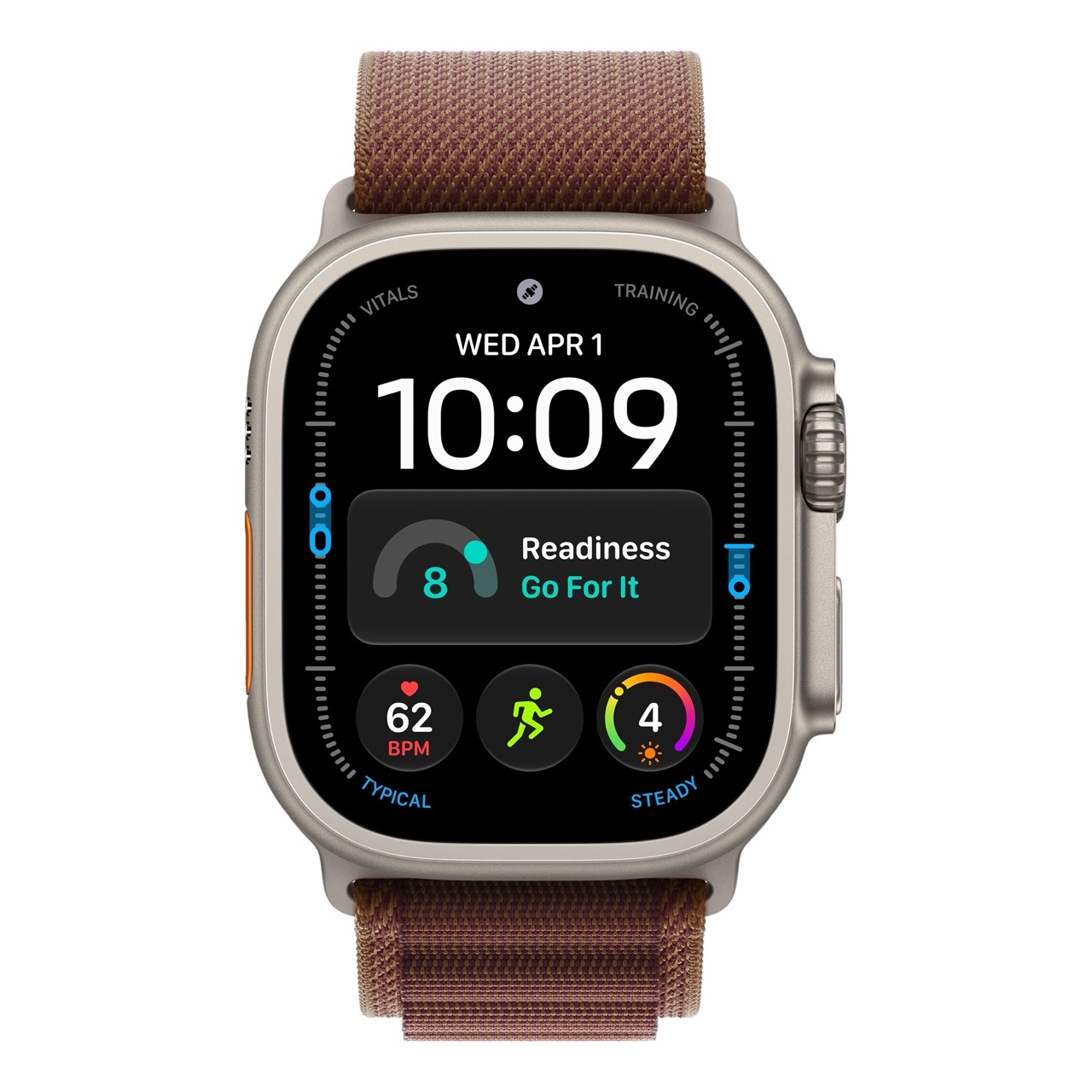Apple Watch Ultra 4 - 49mm, Natural Titanium (Alpine Loop)