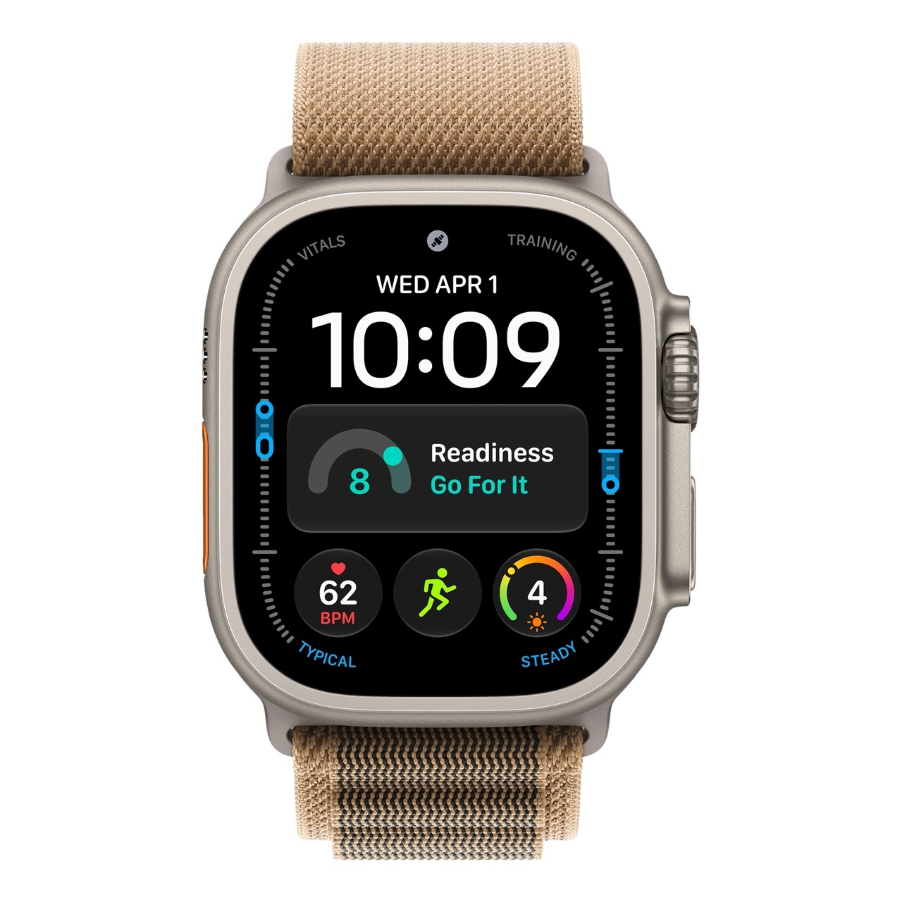 Apple Watch Ultra 4 - 49mm, Natural Titanium (Alpine Loop)