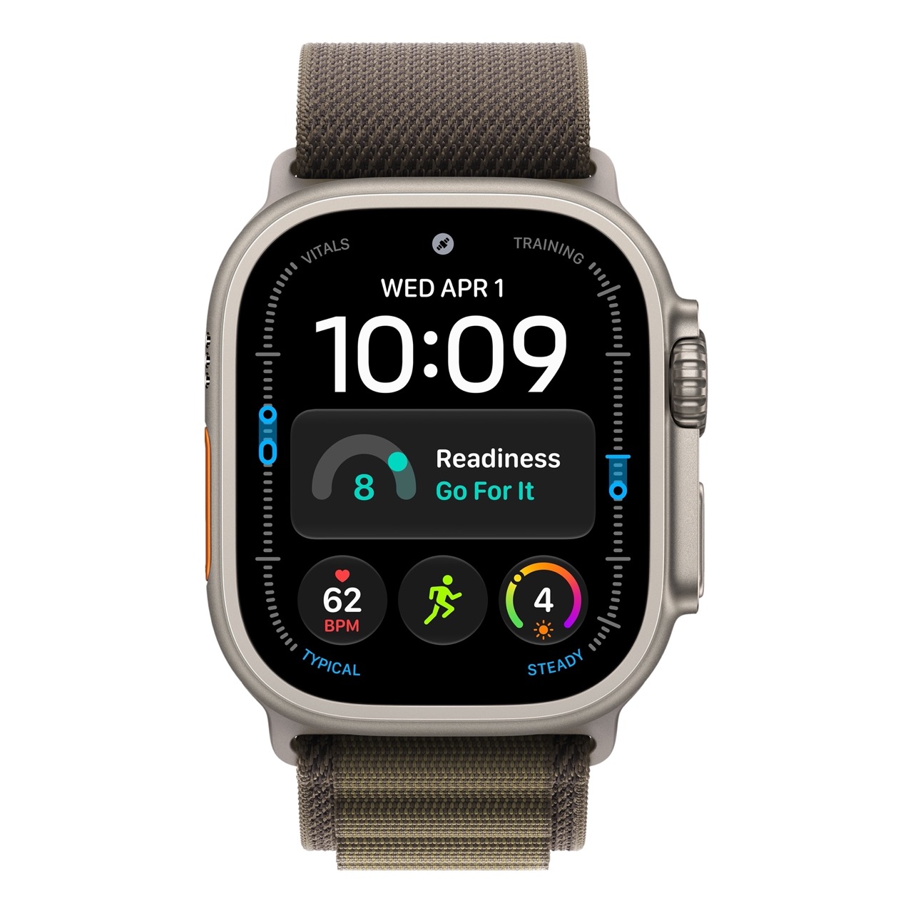 Apple Watch Ultra 4 - 49mm, Natural Titanium (Alpine Loop)