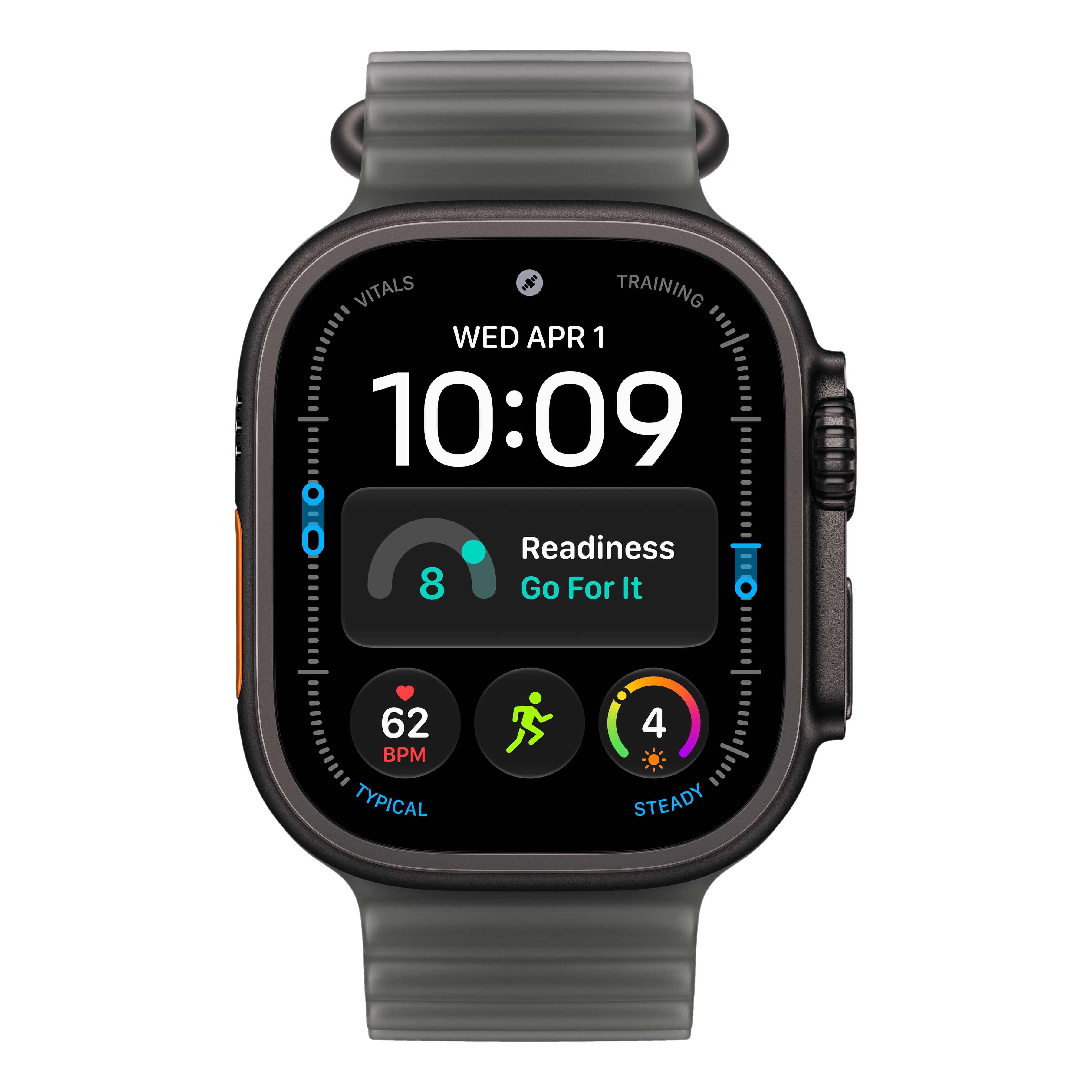 Apple Watch Ultra 4 - 49mm, Black Titanium (Ocean Band)