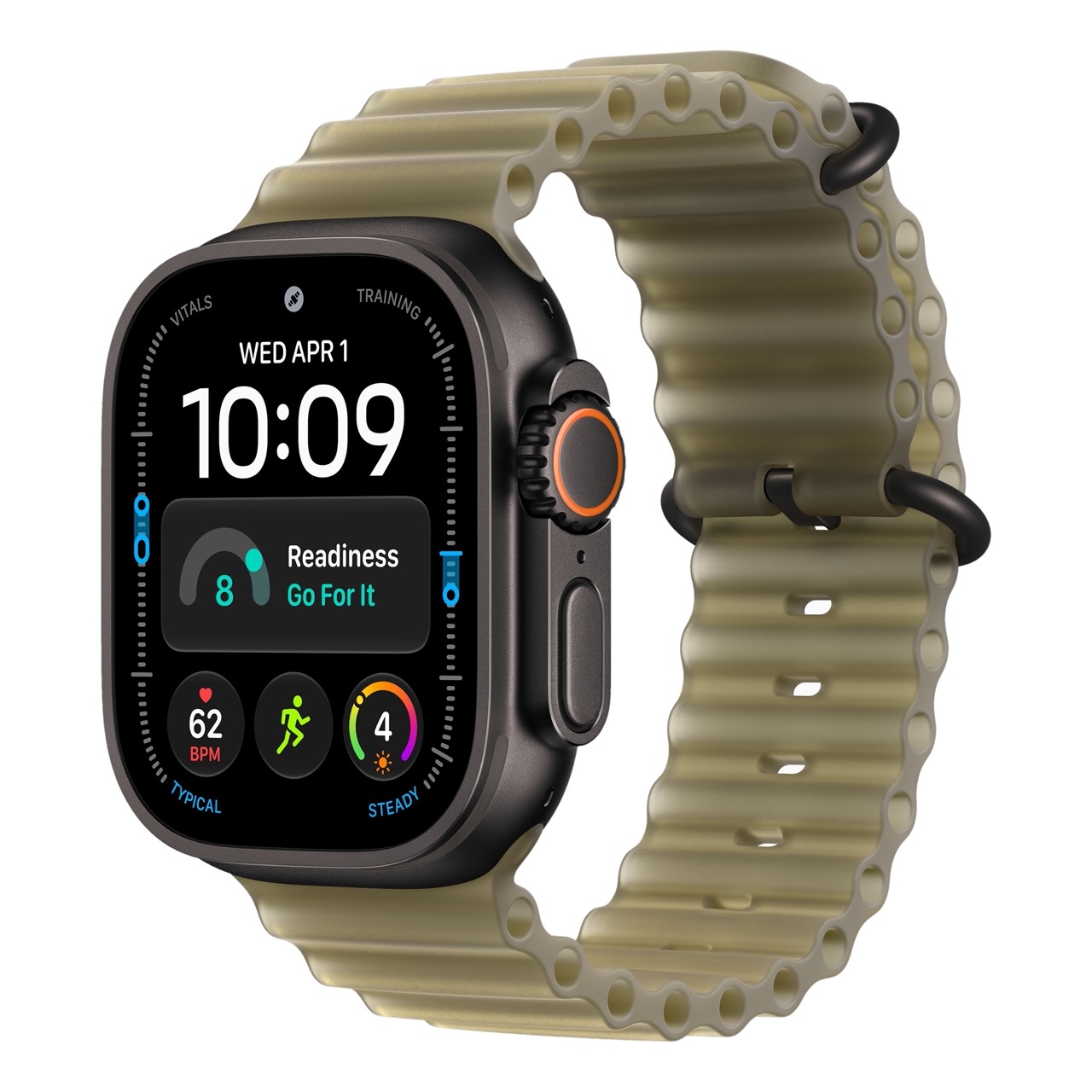 Apple Watch Ultra 4 - 49mm, Black Titanium (Ocean Band)