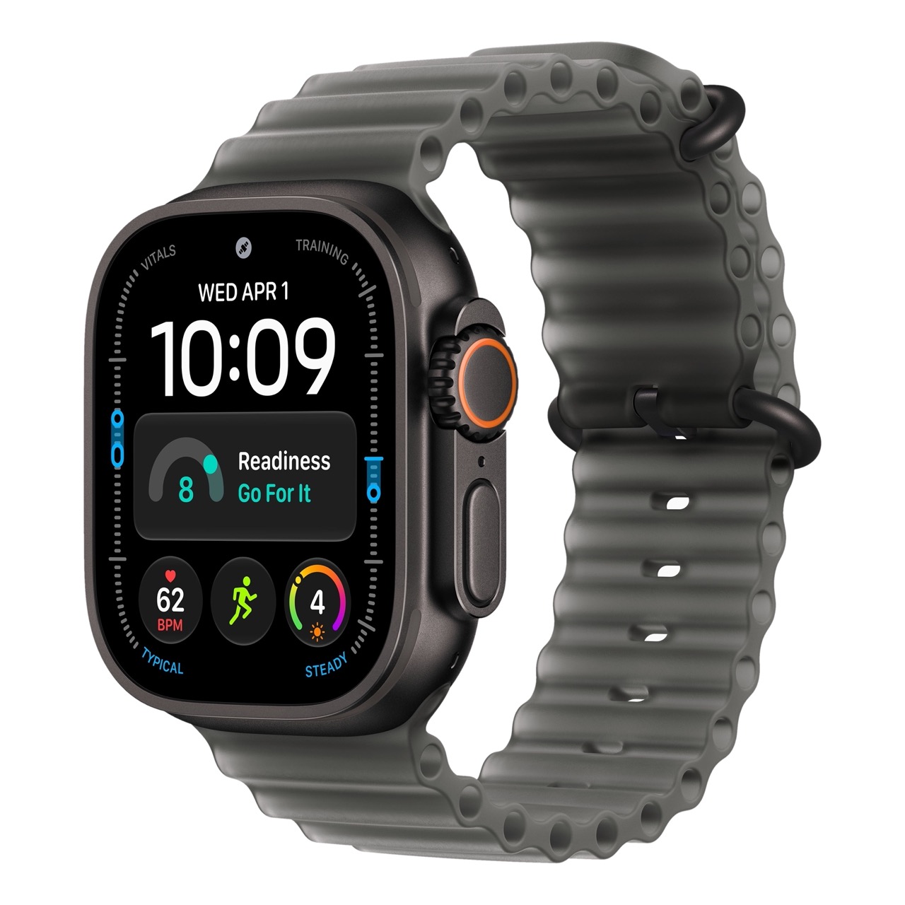 Apple Watch Ultra 4 - 49mm, Black Titanium (Ocean Band)