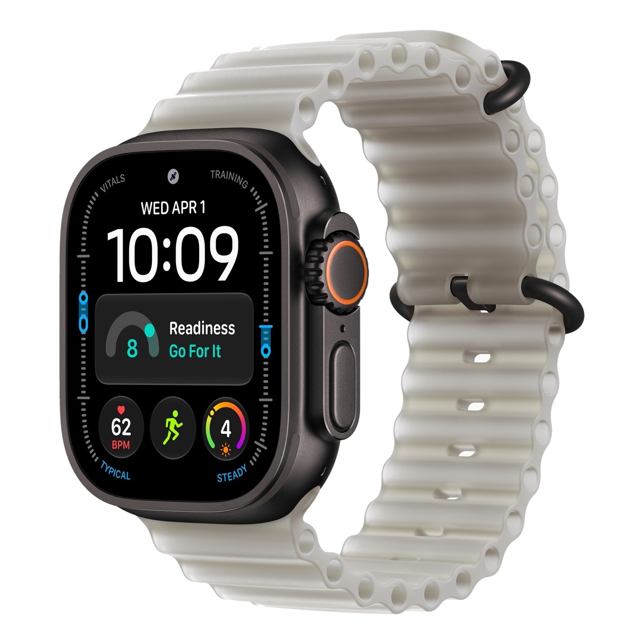 Apple Watch Ultra 4 - 49mm, Black Titanium (Ocean Band)