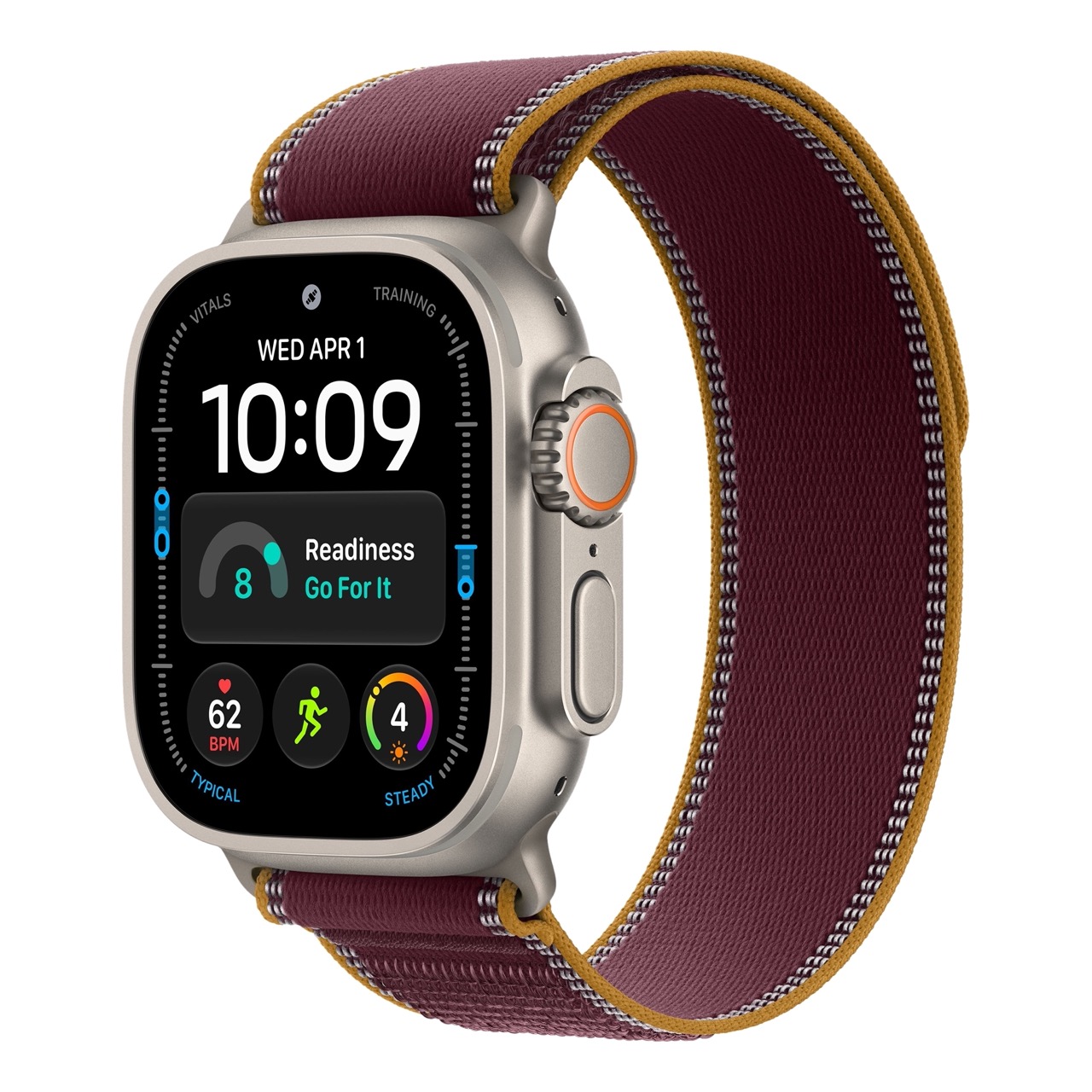 Apple Watch Ultra 4 - 49mm, Natural Titanium (Trail Loop)