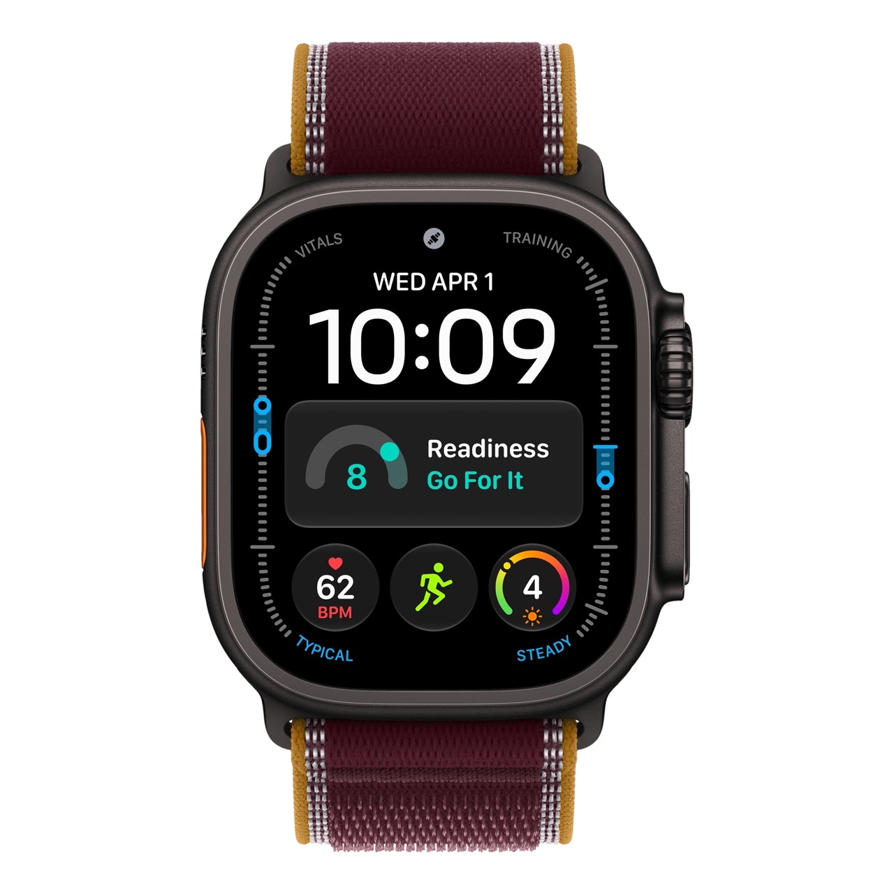 Apple Watch Ultra 4 - 49mm, Black Titanium (Trail Loop)