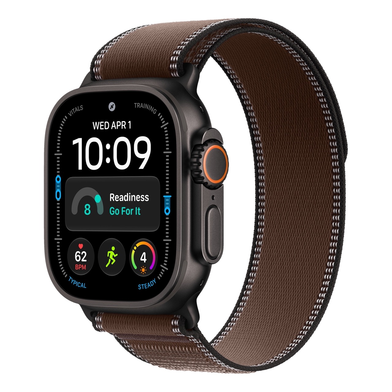 Apple Watch Ultra 4 - 49mm, Black Titanium (Trail Loop)