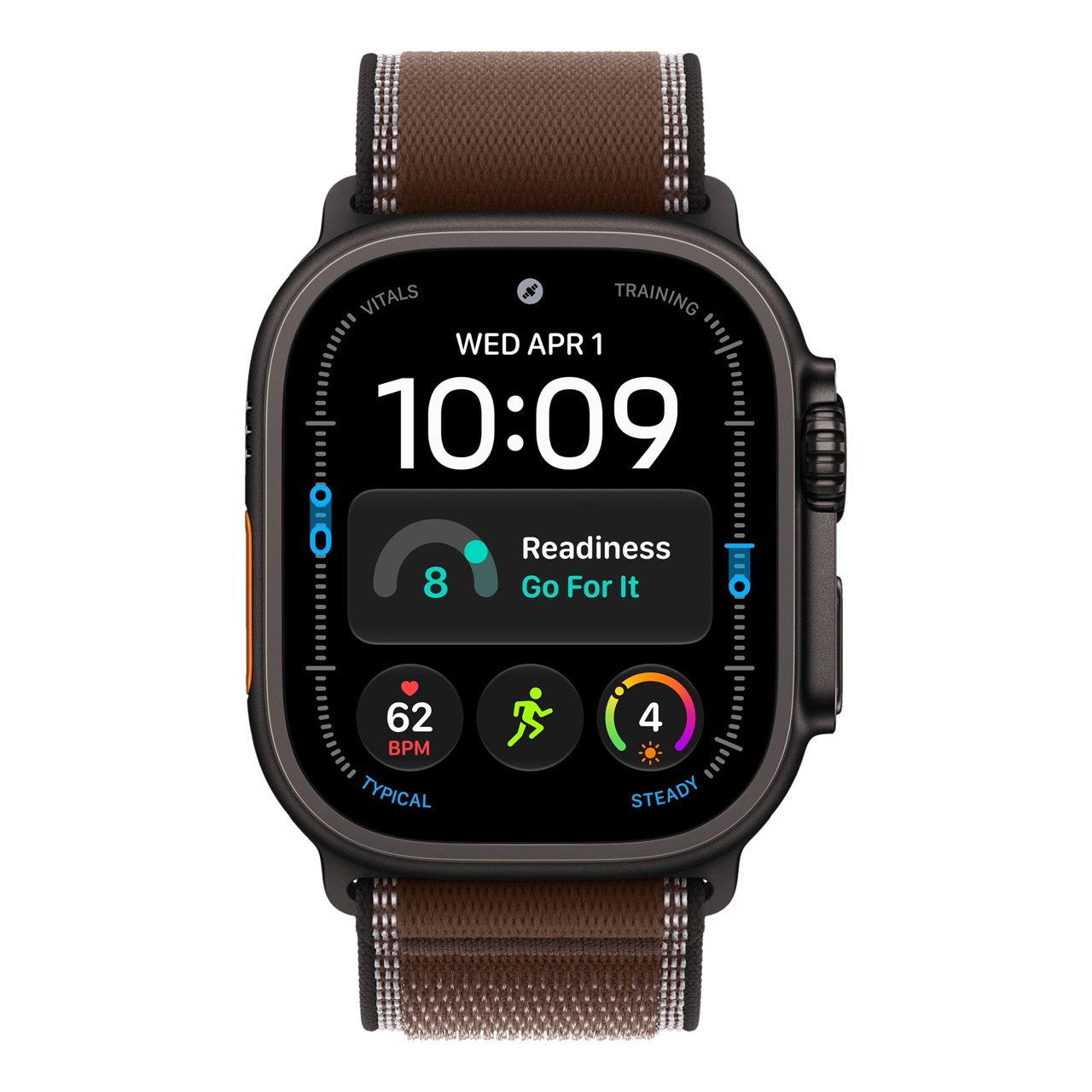Apple Watch Ultra 4 - 49mm, Black Titanium (Trail Loop)