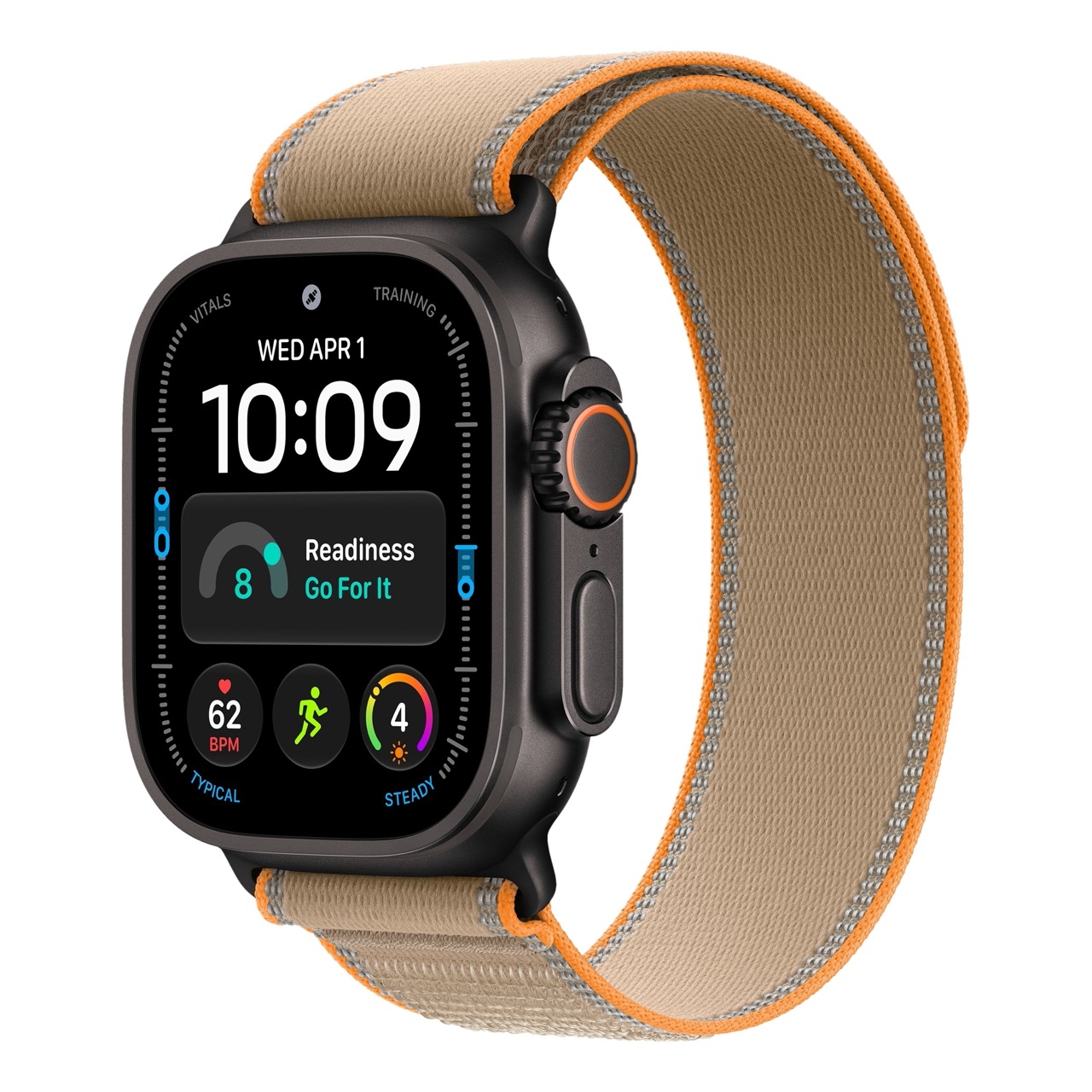 Apple Watch Ultra 4 - 49mm, Black Titanium (Trail Loop)