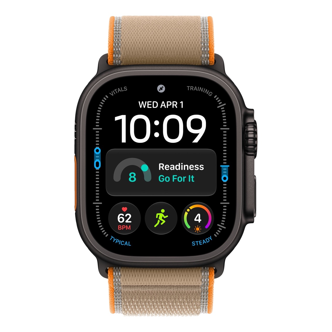 Apple Watch Ultra 4 - 49mm, Black Titanium (Trail Loop)