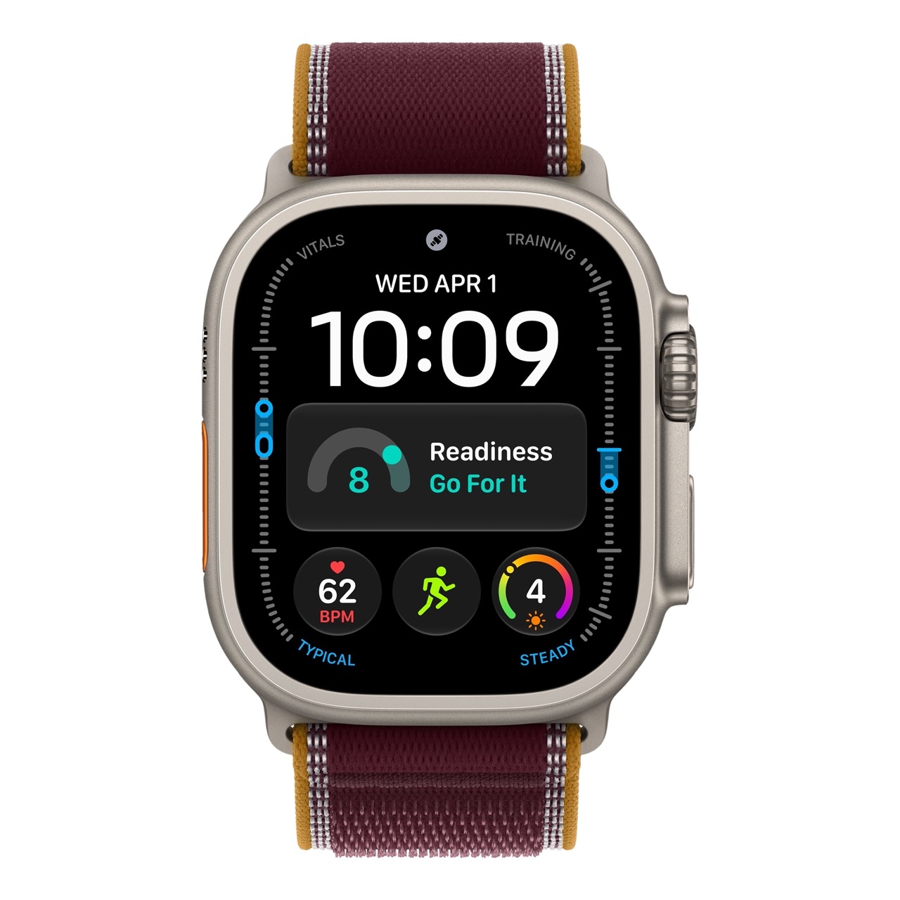 Apple Watch Ultra 4 - 49mm, Natural Titanium (Trail Loop)