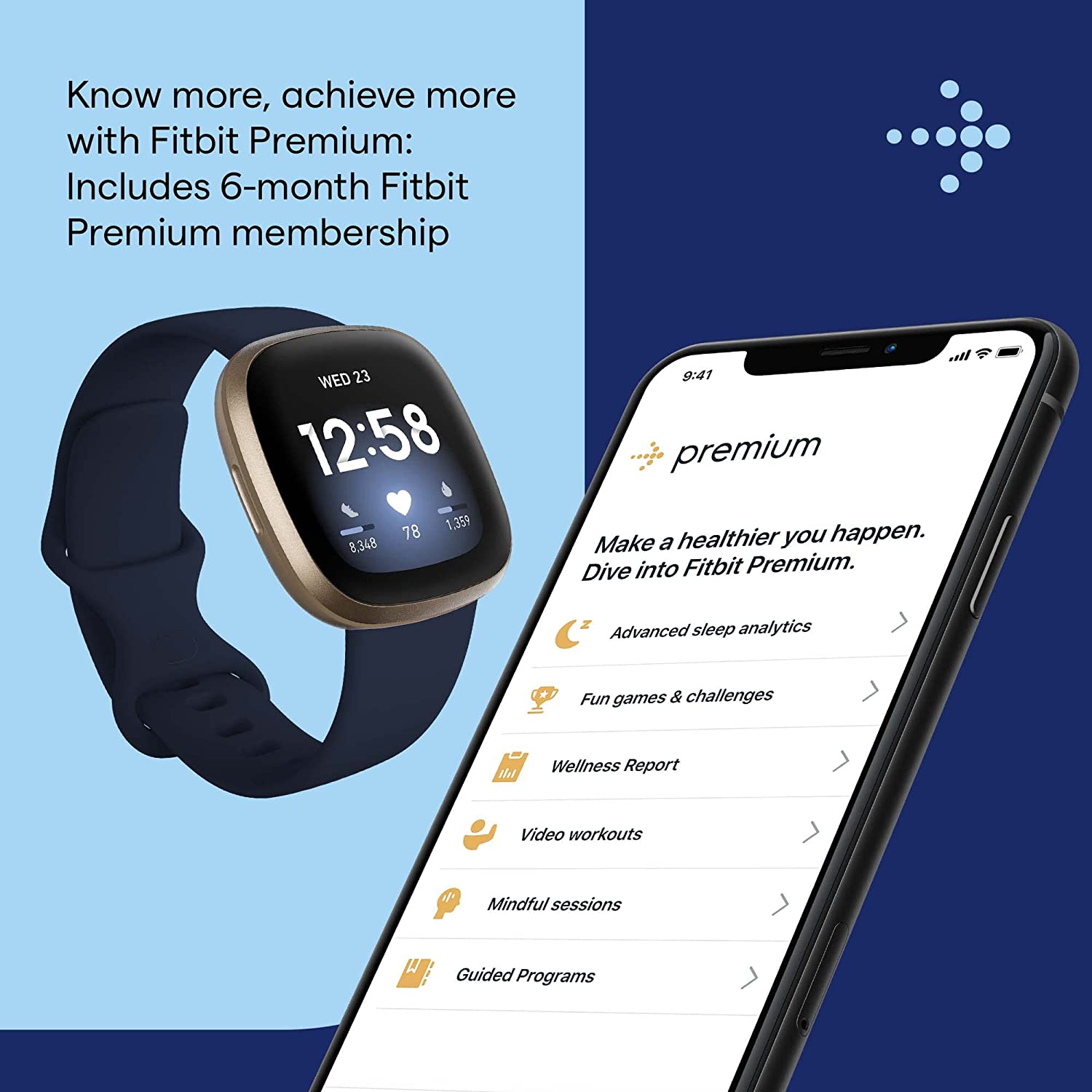 Đồng hồ thông minh Fitbit Versa 3