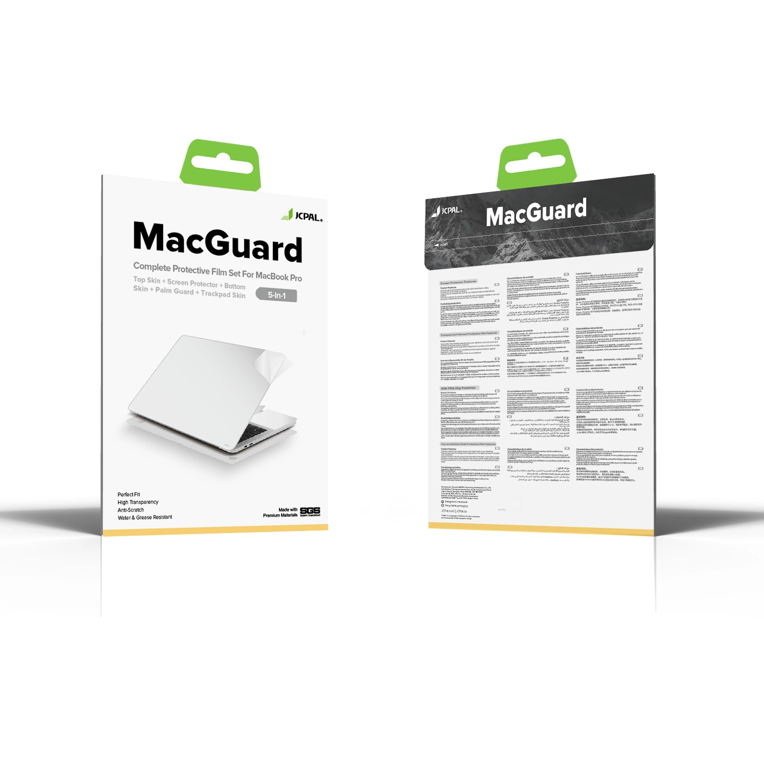 Dán Bảo Vệ Jcpal MacGuard 5 in 1 - Macbook Pro 13 inch