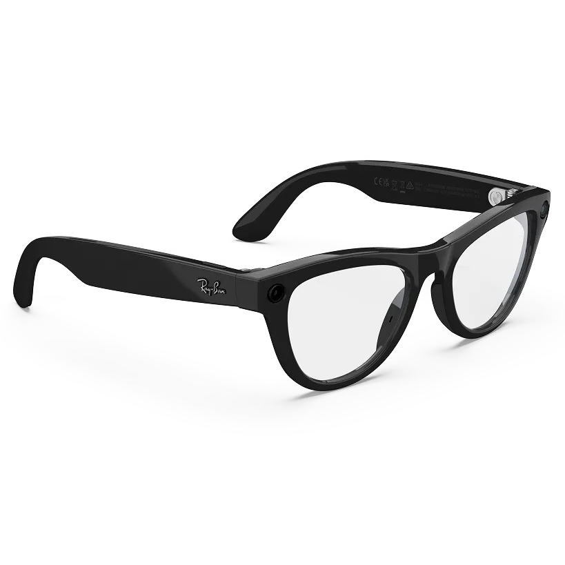 Kính thông minh Ray-Ban Meta Skyler (Gen 2) - Shiny Black with Clear Lenses