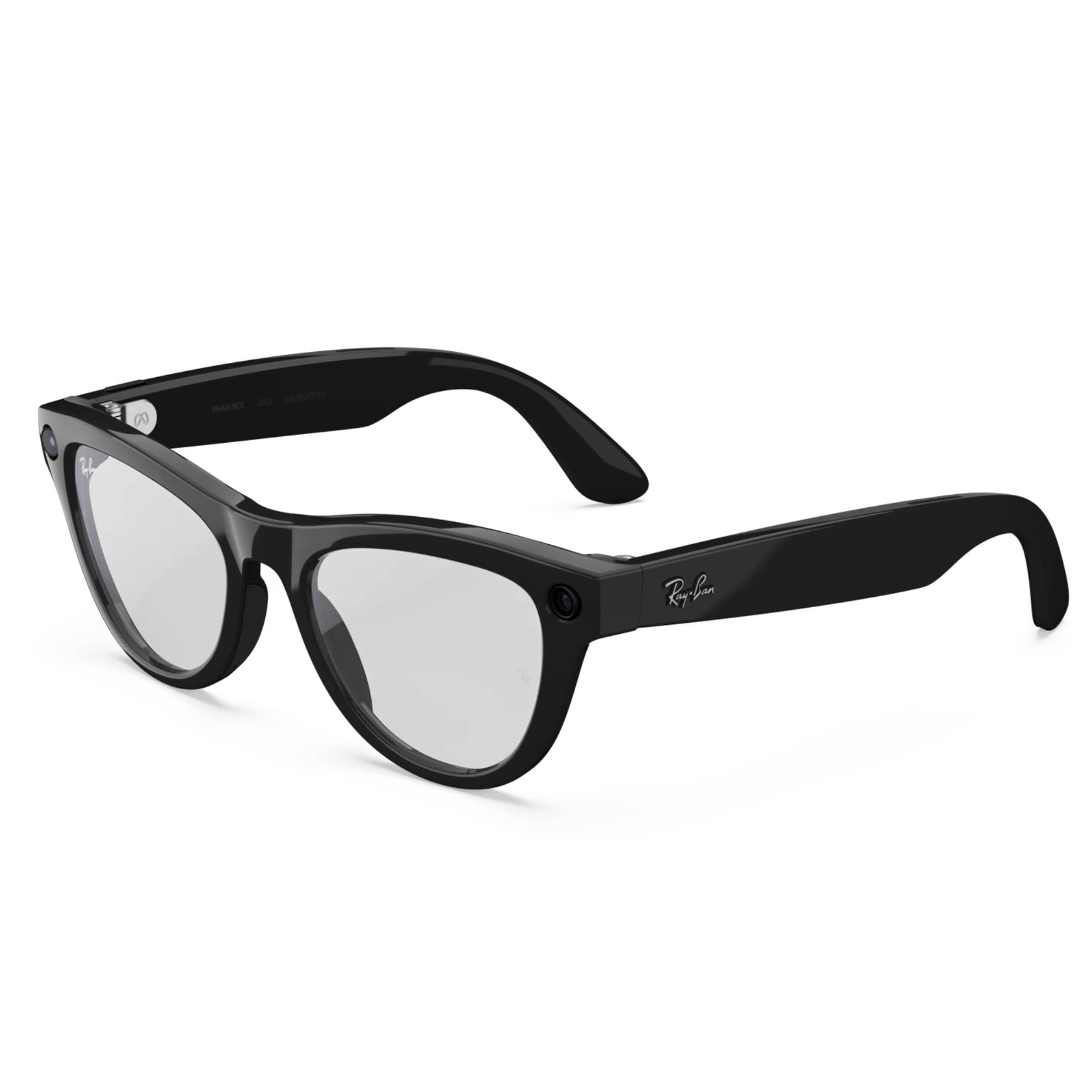 Kính thông minh Ray-Ban Meta Skyler (Gen 2) - Shiny Black with Clear to Graphite Green Transitions Lenses