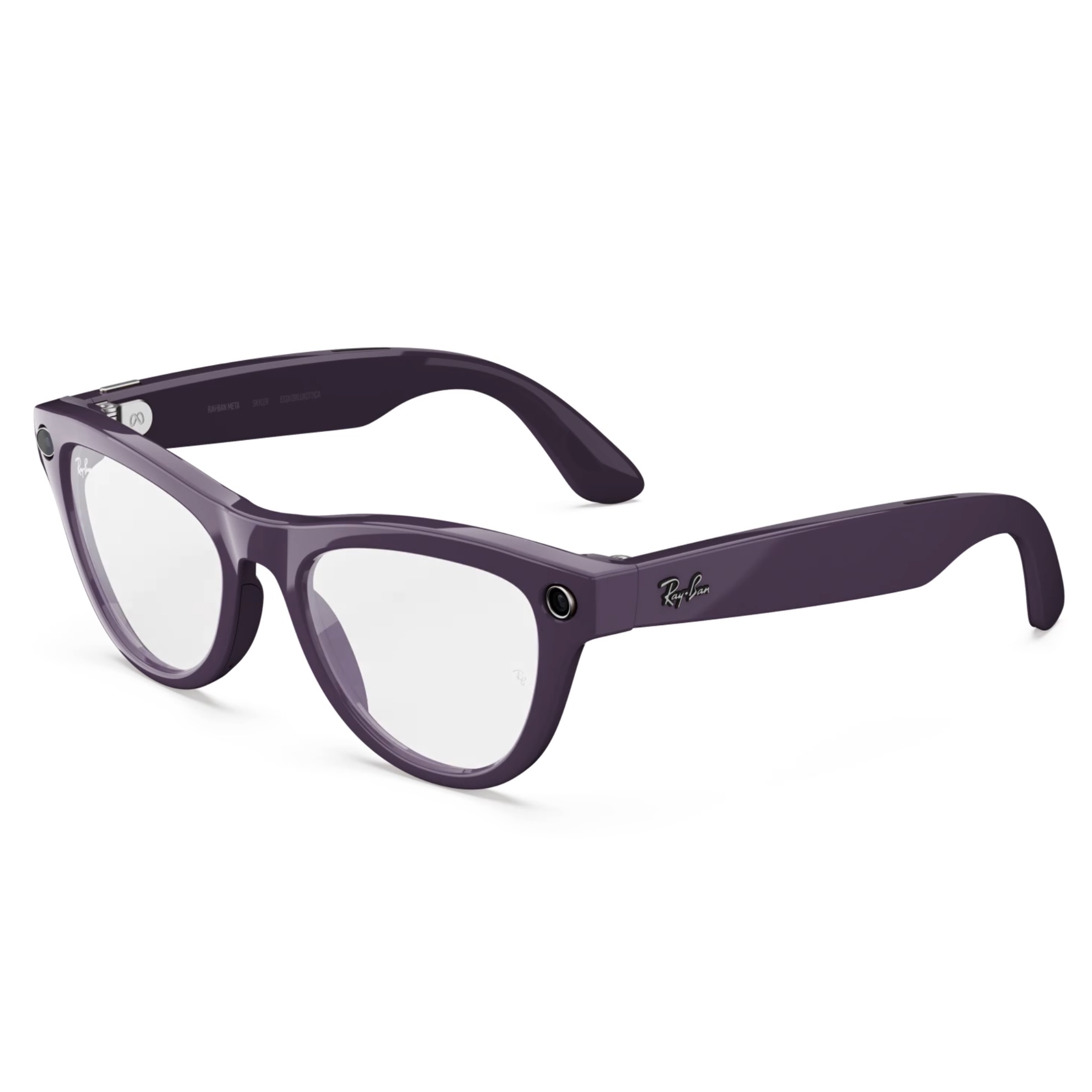 Kính thông minh Ray-Ban Meta Skyler (Gen 2) - Shiny Mystic Violet with Clear to Transitions Lenses