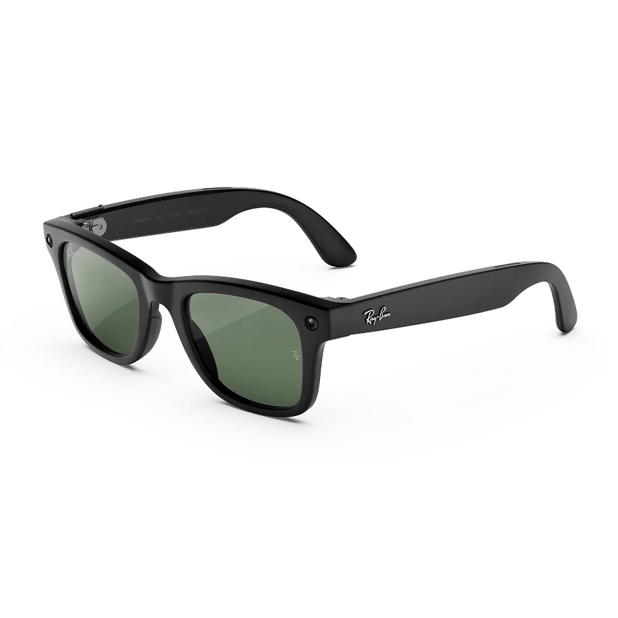 Kính thông minh Ray-Ban Meta Wayfarer (Gen 3) - Matte Black Frame/Transition Graphite Green Lenses