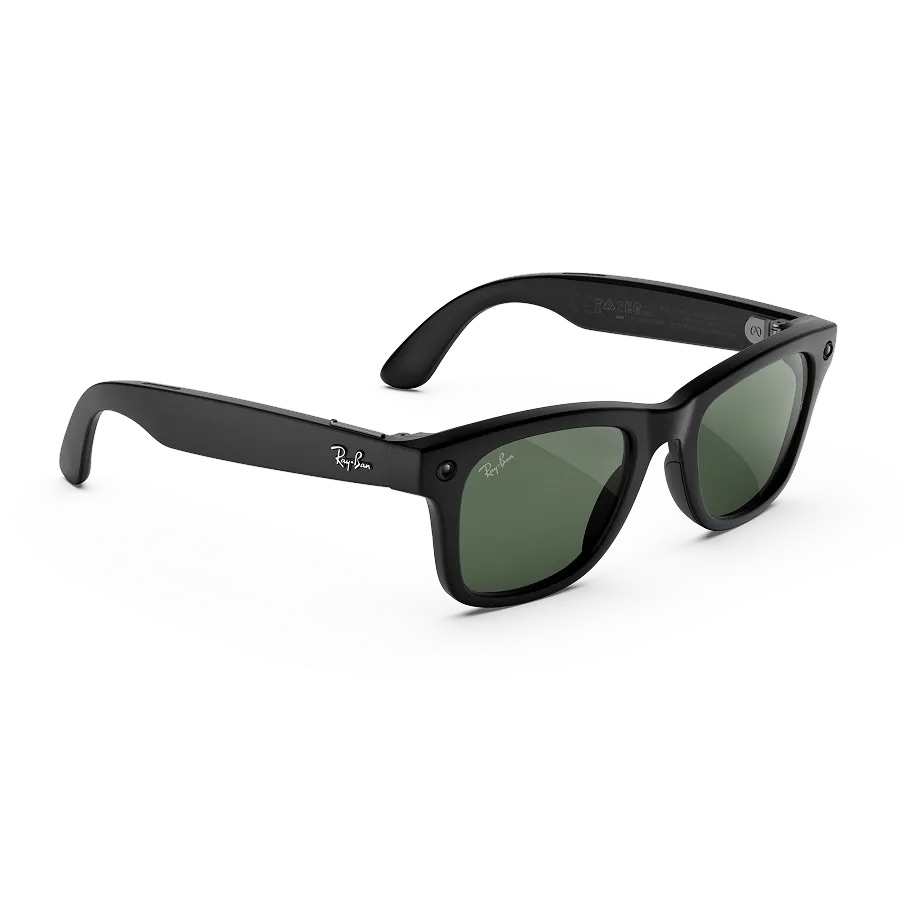 Kính thông minh Ray-Ban Meta Wayfarer (Gen 3) - Matte Black Frame/Transition Graphite Green Lenses