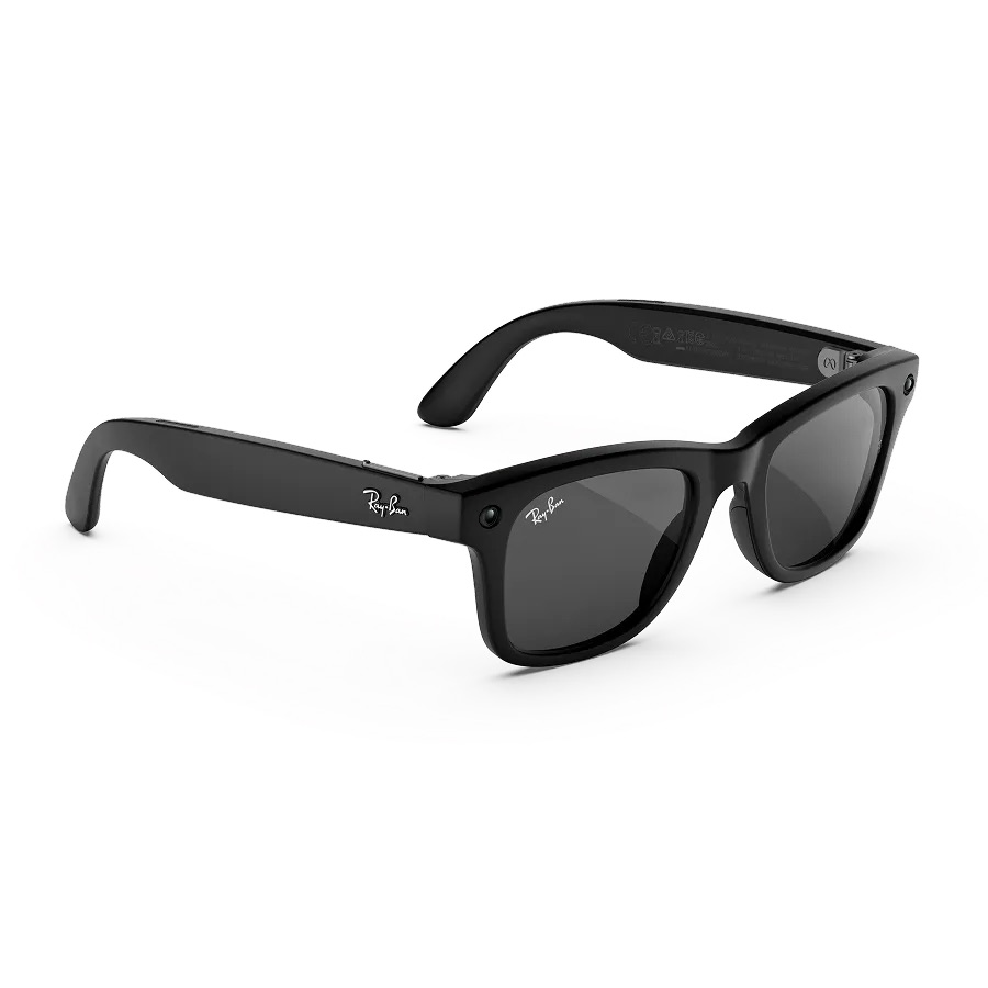 Kính thông minh Ray-Ban Meta Gen 3 Wayfarer (Matte Black Frame/Grey Lenses)