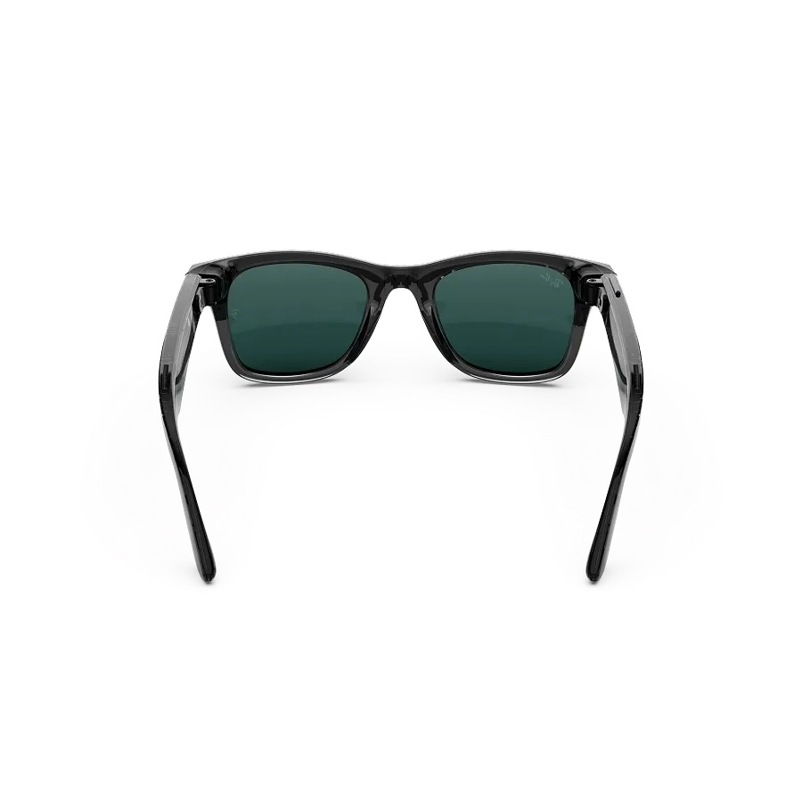 Kính thông minh Ray-Ban Meta Gen 3 Wayfarer (Transparent Black Frame/Transitions Aquamarine Lenses)