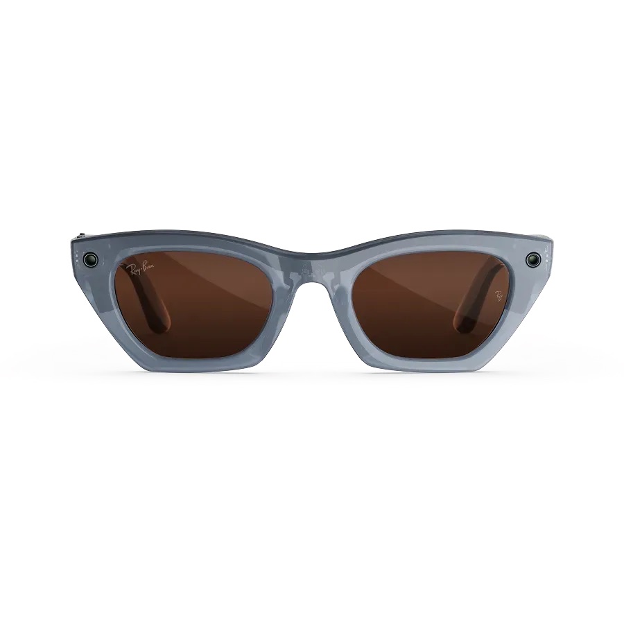 Kính thông minh Ray-Ban Meta Gen 3 Zena (Milky Grey Lilac Frame/Transitions Copper Lenses)