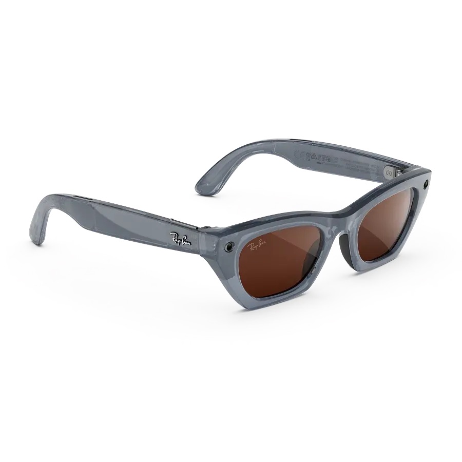 Kính thông minh Ray-Ban Meta Gen 3 Zena (Milky Grey Lilac Frame/Transitions Copper Lenses)