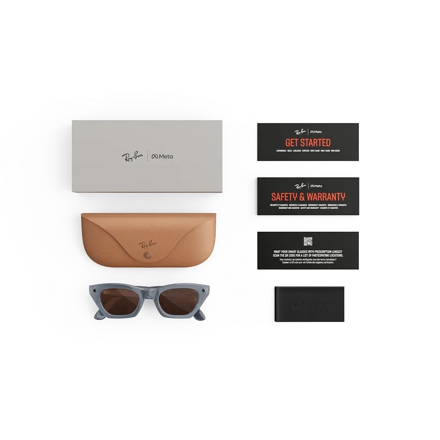 Kính thông minh Ray-Ban Meta Gen 3 Zena (Milky Grey Lilac Frame/Transitions Copper Lenses)