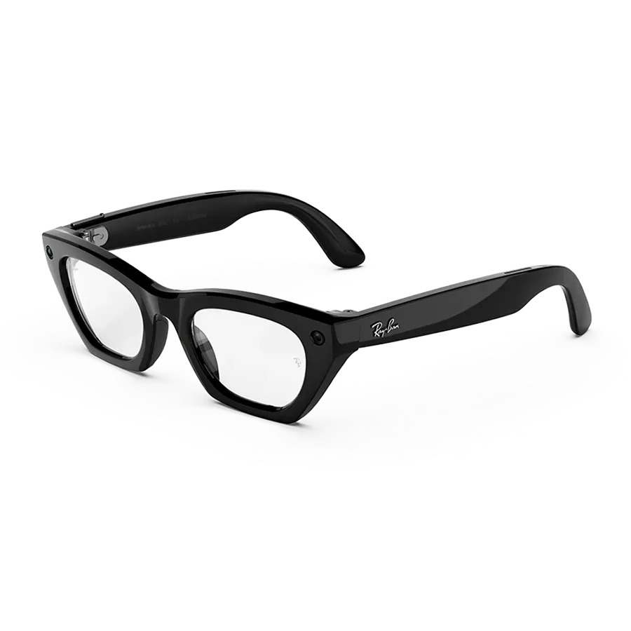 Kính thông minh Ray-Ban Meta Gen 3 Zena (Shiny Black Frame/Clear Lenses)