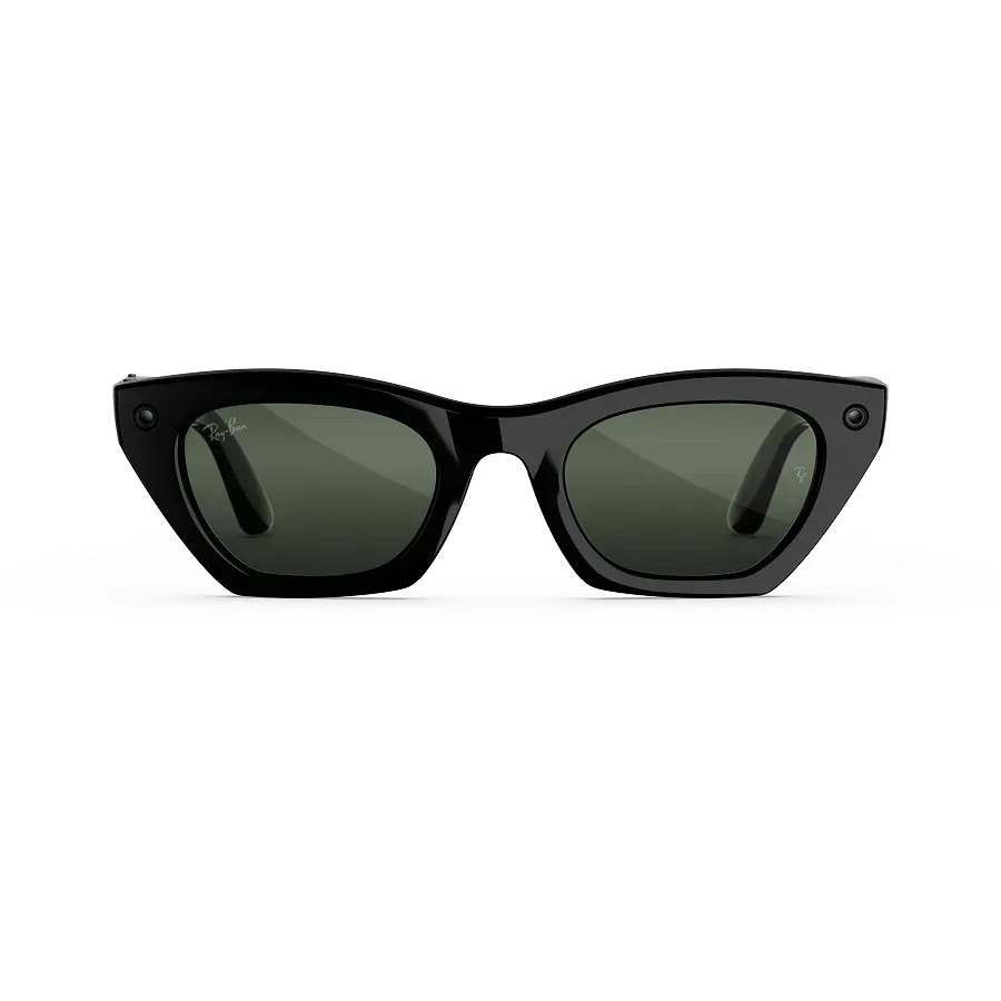 Kính thông minh Ray-Ban Meta Gen 3 Zena (Shiny Black Frame/Transitions Green Lenses)