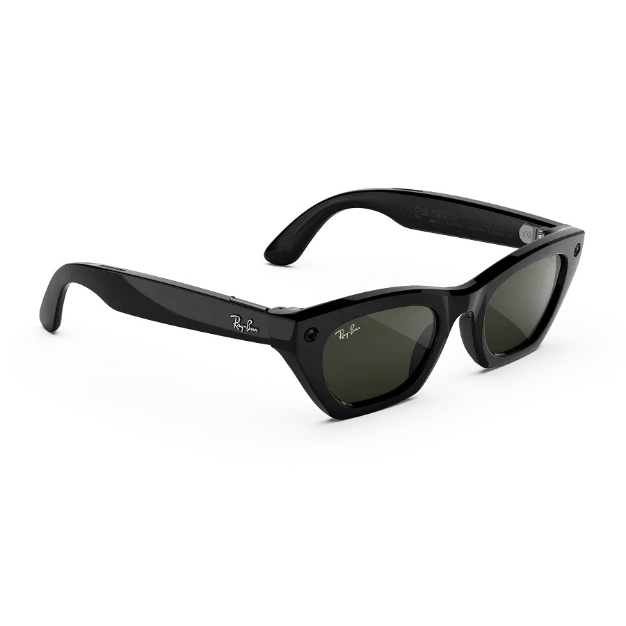 Kính thông minh Ray-Ban Meta Gen 3 Zena (Shiny Black Frame/Green Lenses)