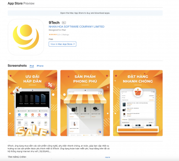 Hướng dẫn tải ứng dụng 9Tech