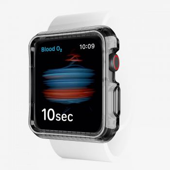 Ốp bảo vệ ITSKINS SPECTRUM CLEAR - Apple Watch Series SE / 6 / 5 / 4 - 44mm - Smoke