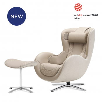 Ghế massage thương gia NOUHAUS 2021 Classic Chair with Ottoman (Mellow Sand)