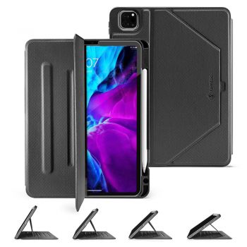 Bao da Tomtoc Magnetic Kickstand for iPad Pro 12.9-inch (3rd/4th Gen) - Black