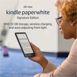 Máy đọc sách Amazon Kindle Paperwhite 5 (11th Gen) - Signature Edition (32 GB)