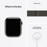 Apple Watch Series 7 GPS + Cellular, 41mm Stainless Steel with Milanese Loop