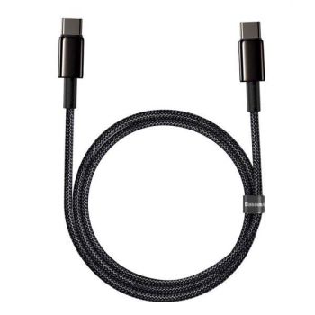 Cáp sạc nhanh C to C (100W) Baseus Tungsten Gold Fast Charging Data Cable - 1m/2m