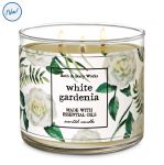 Nến thơm Bath & Body Works White Gardenia, 411g, 3 bấc